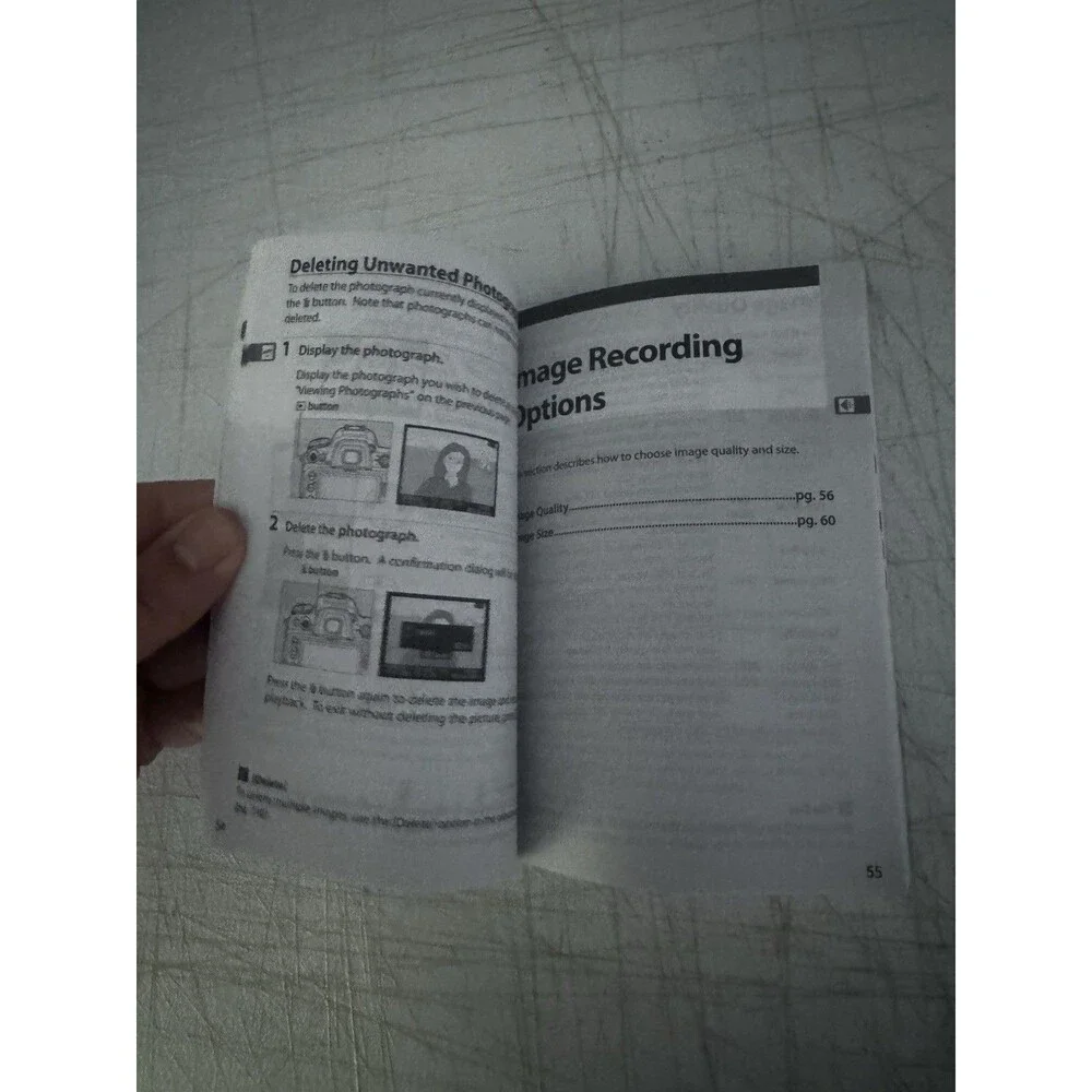 Nikon D300 Digital Camera Genuine User's Manual / Instruction Guide In English